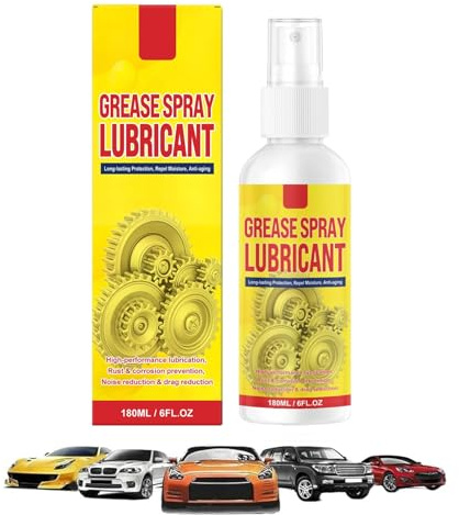Anti-Rust Lubricant Spray & Rust Remover - Multi Surface Rust Remover Spray, Quick-Acting Metal Rusts Removal Polishing Sprays, Rusts Stain Removers Sprays for Metal, Vehicles, Chains (1Pc)