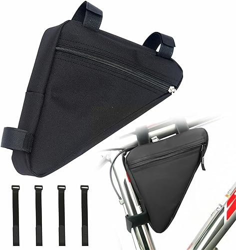 Rahmentasche Dreieckstasche,Fahrrad Dreiecktasche Wasserdicht,Fahrradrahmentasche, Fahrradtasche Rahmen - Ideale Fahrradtasche