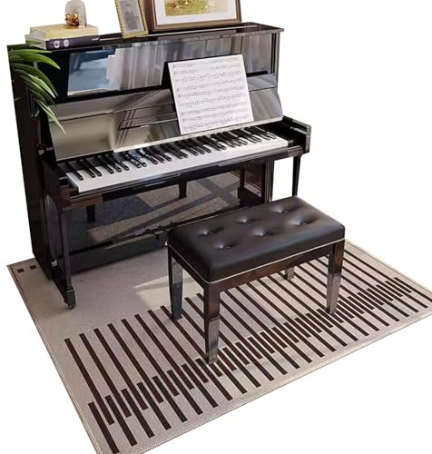 Soundproof Rug for Piano Upright Piano Carpet Protector Sound Dampening Non-Slip Carpet Acoustic Pads Sound Proof Floor Mat Drum Snare and Other Musical Instrument Mat(Size:140×160cm,Color:A)