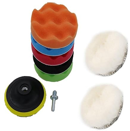 Gatuida 9pièces De Polissage Mousse à Pour Polissage Cirage Scellement Voitures