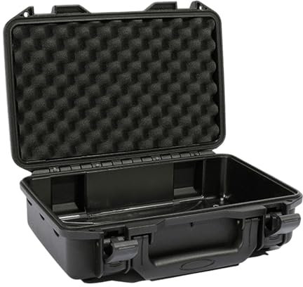 JISADER Caja de herramientas, caja de almacenamiento resistente al desgaste, contenedor de mano anticaída, caja dura para equipos, taller, hogar, garaje,