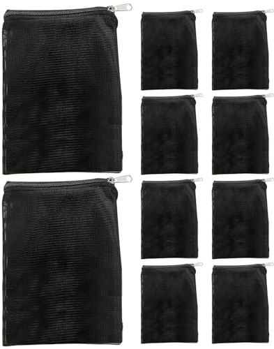 Générique Sacs De Filtre À Aquarium, Pochette De Milieu De Poisson, Pack De Supports Fins, Facile À Nettoyer, Robuste Et Réutilisable, 20x30 Cm / 7,87x11,81 Pouces, pour l'eau Douce Et l'eau Salée