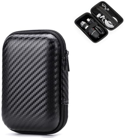 JYNXOR 1 Pezzi Custodia per Hard Disk Esterno 2.5'',Custodia Hard Disk Esterno 2.5per SDD HDD caso, Memoria Esterna Portatile Disco Esterno Protettiva Borsa Antiurto Rigida Cover Case