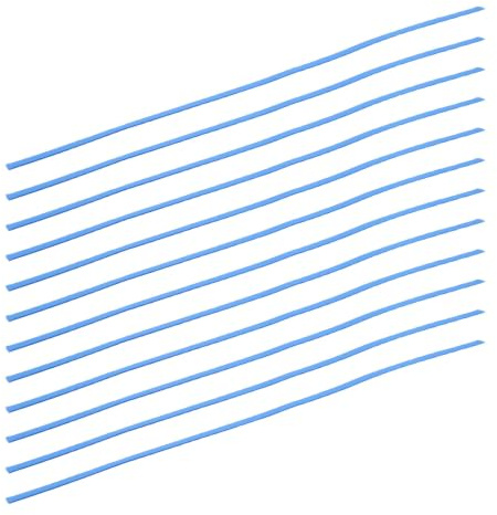 Toyvian Lot de 20 Bandes Adhésives Épaisses Bleu pour Protection de Raquette de Tennis de Table, Mousse Absorbant Les Chocs, Installation Facile pour Compétitions