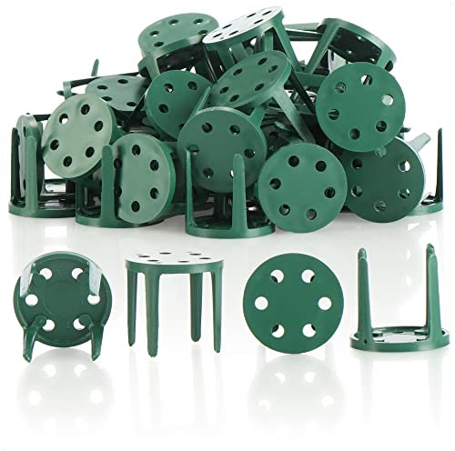 com-four® 50x portaspilli - supporto per composizioni per artigianato - portaspilli per schiuma floreale - forniture per fioristi (50 pezzi - senza adesivo)