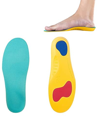 LICHUANUK solette ortopediche per bambini, memory schiuma cuscinetti per scarpe, soletta arco supporto per piedi piatti, pronazione, fascite plantare, aiuta ad alleviare il dolore al piede