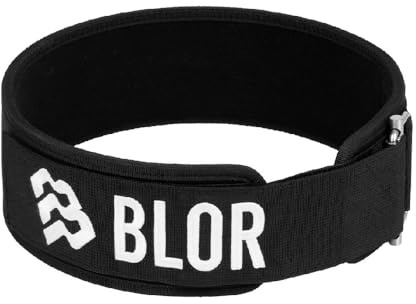 Blor Reglerande bälte Viktlyftning Och Kraftlyftning För Viktlyftning Unisex Ländryggstöd Perfekt För Intensiv Träning Snabb Frikoppling (L)