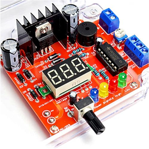 DollaTek Kit de projet de soudure Kit de régulateur de tension réglable AC 220 V - 1,25 V-12 V pour la formation à la soudure Production de bricolage électronique