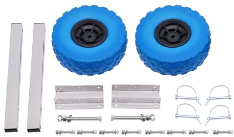 TAPMING Edelstahl Slipräder Schlauchbooträder Transporträder 40 cm 150 Kg für Schlauchboot Aluminum Heckräder