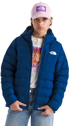 THE NORTH FACE NF0A88UEWOO G REVERSIBLE PERRITO HOODED JACKET Giacca Unisex Bambino TNF BLACK/SMOKED PEARL Taglia M