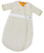 Gesslein Baby Schlafsack Bubou, Ganzjahres-Schlafsack mit Temperaturregulierung (optimale Passform, langer Reißverschluss, 70),beige mit Bär Motiv
