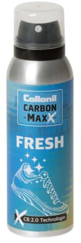 Collonil Carbon MaxX Fresh - CB 2.0 Technologie für maximale Frische - Schuhdeo absorbiert Gerüche - Schuhspray für Frischekick - auch für Kleidung & Accessoires geeignet - Made in Germany - 125 ml