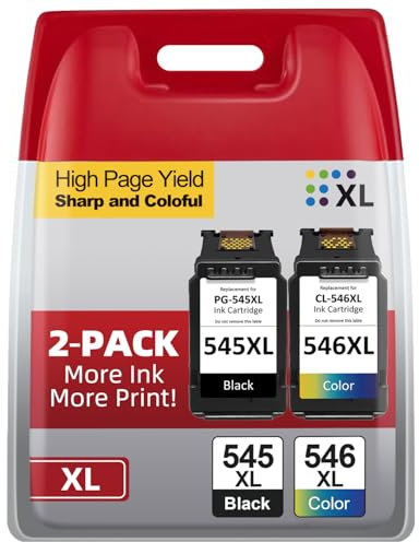 Druckerpatronen 545 546 XL, PG-545XL CL-546XL Kompatibel für Canon Druckerpatronen 545 546 XL Multipack für Pixma TS3400 TS3100 TS3150 TS3151 TS3300 TS3350 TS3450 TS3355 TR4551 MG2500 MG2550s