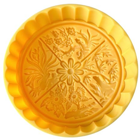 OAJABBGE Stampo per torta di luna pressata a mano Grande Festival Tradizionale Trattato Muffa Dolce Utensile da cucina Per gli appassionati di pasticceria