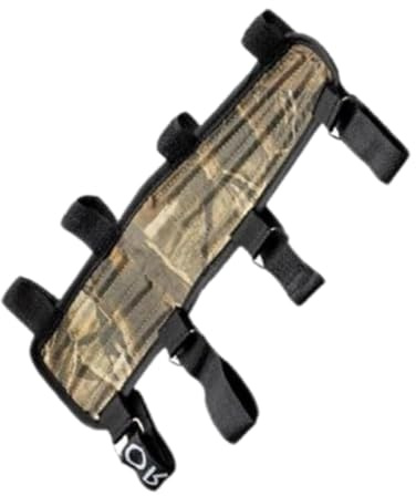 elTORO Curdora Hunter Armschutz – robuster Armprotektor aus abriebfestem Cordura – wasserabweisend, atmungsaktiv & verstellbar – mit Clipverschlüssen – 25 cm Länge - camo