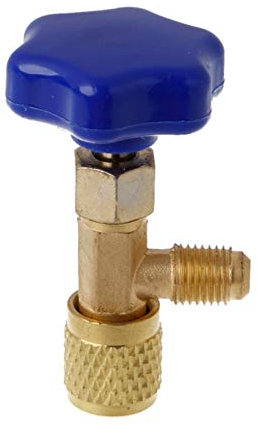 XLBH Partes de Aire Acondicionado Útil 1/4 SAE Auto AC Puede Tocar el abridor de Botellas de la válvula para R22 R134A R410A Gas Fácil de Usar