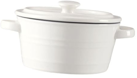 Angoily Cerámica para Hornear de Porcelana Cazuela Ovalada para Hornear PANTENERA TEMPEMENTADA PANTALLADA ASISTENTE PANTALLA ANTERIOR TARRILLA TARTA PAN PAN PANNEAJE PARA LA COCINA