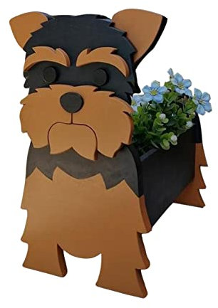 matago Dog Planter Pot,Cute Garden Plant Pot | Flower Cactus Air Plants Container Holder for Outdoor Indoor Plants, Office Home Decor