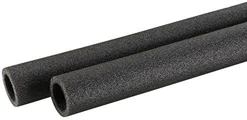 sourcing map Espuma Tubo Esponja Protectora Manga Negro Sello Manguito Polietileno Tubo 20x30mm(0.78x1.2 Pulgadas) para Tubería Aislamiento, Paquete de 2