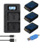 CITYORK 3-Pack EN-EL20 Battery 7.4V 1280mAh and LCD Charger For Nikon Coolpix P950, Coolpix P1000, Coolpix A, Nikon 1 AW1, Nikon 1 J1, Nikon 1 J2, Nikon 1 J3, Nikon 1 S1, Nikon 1 V3