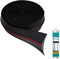 FIFIBANG Garage Door Seal, 3 m Threshold Seal, Universal Threshold Seal, Garage Door Seal with 1 Mounting Glue (Red)
