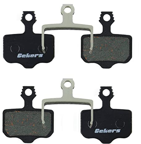 Gekors Bicycle Disc Brake Pads for AVID Elixir,XO,XX,DB/SRAM XX,XO Series,Level,Semi-Metallic, 2 Pairs
