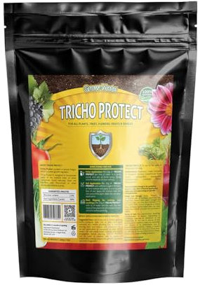 Tricho Protect Bio Fungicide for Plants, Makes 20L of Liquid Spray With 200G Highly Concentrated Powder, Recommended Black Spot Spray For Roses, Child & Pet Safe (OF&G certified)