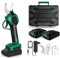 XMTECH Elektrische Gartenschere Kabellose Akku Astschere Astschneider 3000mAh 21V mit 2x Batterien & Ersatzschneiderkopf, Elektrische Baumschere Strauchschere Rebschere für Garten Äste Blumenbeete