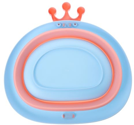 SAFIGLE Lavabo Plegable Forma De Para Lavabo Portátil Para Viaje Para Bebés Diseño De Dibujos Animados Plegable Para Uso Diario