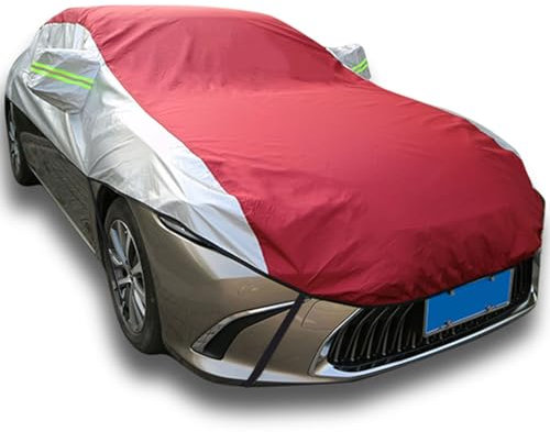 Funda para Coche para Nissan X-Trail|Protector UV contra el Sol,la Lluvia y el Polvo para Exteriores,Cubierta para Medio Coche,protección contra Todo Tipo de Clima,con Tira Reflectante