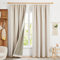 Deconovo Total Blackout Curtains Pencil Pleat Thermal Insulated Door Curtains for Living Room Taupe W52 x L84 Inch One Pair