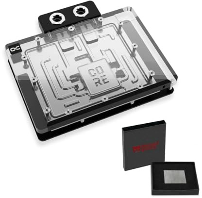 Alphacool Core Geforce RTX 5080 Suprim + Vanguard GPU Water Block with Backplate and Thermal Grizzly KryoSheet Thermal Pad Bundle