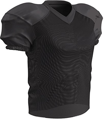 Champro Time Out Trainings-Fußballtrikot, Polyester, Schwarz, Größe 3XL