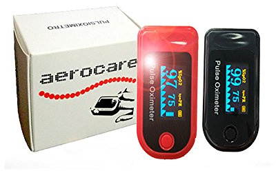 AEON A 310 Pulsioxmetro Dedo con Funda Protectora y Regalo - Oxmetro de Saturacin de Oxgeno y Ritmo Cardaco - Monitor de Oxgeno en Sangre