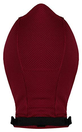 DP Mask Casque intégral en latex pour Halloween et cosplay Rouge, Type C, taille unique