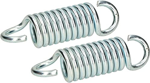 KOTARBAU® - Set di 2 molle oscillanti per altalena o amaca sospesa, 7 mm, 10 spire zincate