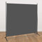 Joparri Paravent Trennwand 180x180cm, Raumteiler Freistehend Sichtschutz, Flexible Raumtrenner Innen für Büros (Dunkelgrau)