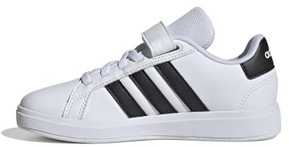 adidas Grand Court 2.0 Shoes Children, Zapatillas Unisex niños, Cloud White Core Black Cloud White, 35 EU