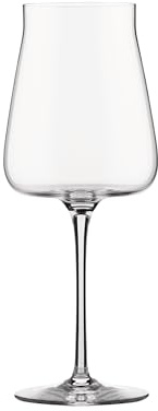 Alessi Eugenia NF09/1 - Bicchiere di Design per Vino Bianco, Estetica Minimale, in Vetro Cristallino, 45 cl