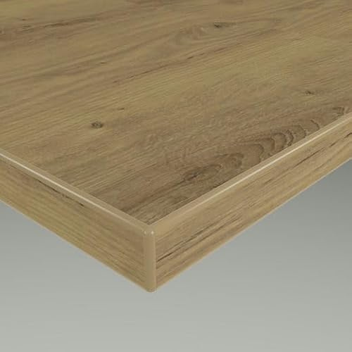 MySpiegel.de Tischplatte Holz Zuschnitt nach Maß Beschichtete Holzdekorplatte Eternal Oak in 19mm Stärke (60 x 60 cm, Eternal Oak)