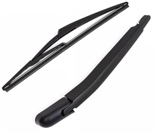 Rear Wiper Blades and Arm, Rear Windshield Wiper Blade and Arm Set Compatible with Vauxhall Zafira B MK2 MPV 2005-2015