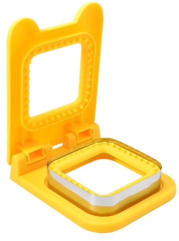 Sigillante per taglierina per sandwich - Macchina per fare pancake e biscotti, taglierine quadrate portatili a forma di sandwich | Taglierine per sandwich per bambini in acciaio inossidabile, sandwich