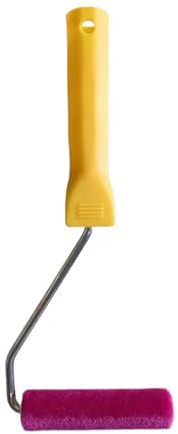Ruwshuuk Rodillos De Pintura Para Casa, Rodillo De Pintura De 18 Cm, Brocha Multiusos Con Mango Antideslizante Y Espuma De Alta Densidad Para Techos Muebles Y Vallas