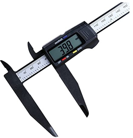 Digitalt skjutmått, 300mm 200 elektronisk digital kaliper Lcd Plast Vernier Caliper Long Jaw Micrometer Inre yttre diametermätare Mätverktyg(200mm long jaw)