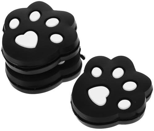 OFFIGAM 3 Piezas Amortiguadores de Silicona para Raquetas de Tenis Absorbe Vibraciones y Protege Cuerdas Diseño Ligero y Decorativo Forma de Garra Compatibles Raquetas Accesorio Portátil