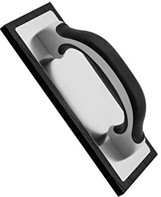 ROLLINGDOG Reibebretter Schaumstoff - Schwammbrett 9,5“ x 4“ (24 x 10 cm) aus hochdichtem EVA-Schaum, mit ergonomischem Gummigriff, ideal zum Glätten von Bodenfliesen, Fugenarbeiten