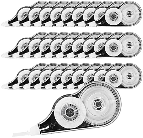 BESARME 36 Pack Correction Tapes, 39 Feet Each Correction Tape Easy To Use Applicator for Instant Corrections Roller for Students Office Supplies, 1/5 X 472 Inches