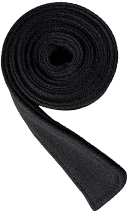 F Fityle Pardessus en laine pour femmes, ceinture de taille large, polyvalente, ceinture à nouer, Trench-Coat, assez longue pour les manteaux, Shopping, noir