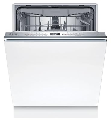 Bosch SBV4HVX14E Serie 4 Vollintegrierter Geschirrspüler, 60 cm, XXL, VarioFlex-Körbe und VarioSchublade, Info Light, Silence Programm, Smart Start, Eco 50 °C für geprüfte Hygieneleistung