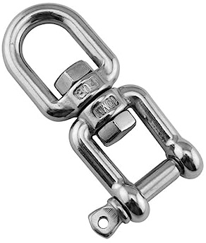 BEBEMOKO 2 pezzi Girevoli Metallo Staccabili Inossidabile Ganci e Negozio Rotazione Resistente